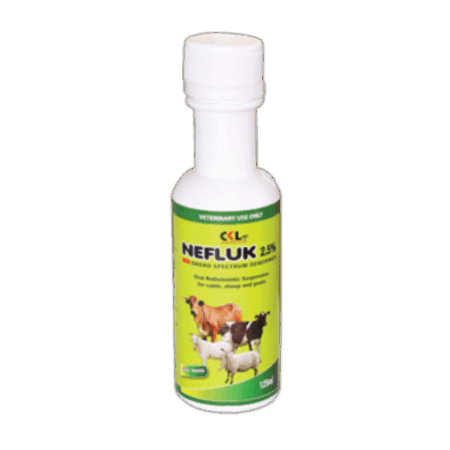Livestock Dewormer Neflux 2.5 for Sale On Murang'a's No. 1 Agrovet and Farmstore